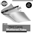 14+ ハーレー用 ハードキャンディー シャッタード フレーク Advanblack CVO 拡張サイドカバー For 14+ Harley HARD CAND...
