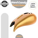 Advanblack ハード キャンディー ゴールド フレーク ストレッチ タンク カバー 21+ ツーリング用 Advanblack Hard Candy G...