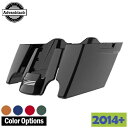 カラーマッチした拡張バッグ ストレッチサドルバッグ リアフェンダー 14+ ハーレー用 Color Matched Extended Bag Stretched Saddlebags Rear Fender For 14+ Harley(2)