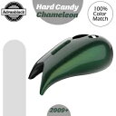 Advanblack ハード キャンディ カメレオン フレーク ストレッチ タンク カバー 09+ ツーリング用 Advanblack Hard Candy C...