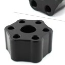 ブラックソリッドスーパーチャージャーカプラーアイソレーター ジャガーランドローバー 3.0L 2013-17用 Black Solid Supercharger Coupler Isolator For Jaguar Land Rover 3.0L 2013-17