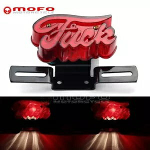 ファックスタイル LED リアブレーキテールライトマウント ハーレーチョッパーボバーカスタム用 F uck S..