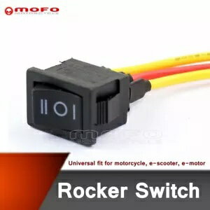 3  ON-OFF-ON ץåȥХܡ AC 125V/10A åå 3 Wire ON-OFF-ON Type Switch Motorcycle Boat AC 125V/10A Rocker Switch