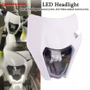 ホンダ CRF450R CRF250X CRF230F KTM ヤマハ TTR230 EXC300 LED ヘッドライト マスク付き For Honda CRF450R CRF250X CRF230F KTM Yamaha TTR230 EXC300 LED Headlight w/Mask