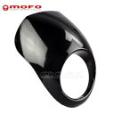 5 3/4インチ ブラック フロントヘッドライトフェアリングマスク ハーレースポーツスター ダイナ FX XL 883用 5 3/4" Black Front Headlight Fairing Mask For Harley Sportster Dyna FX XL 883