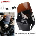 クラブスタイルフロントフェアリングマスクフロントガラスハーレーダイナワイドグライドFXDWG FXDB用 Club Style Front Fairing Mask Windshield For Harley Dyna Wide Glide FXDWG FXDB