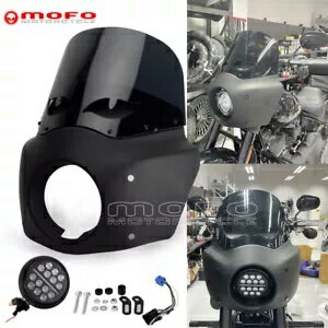 ハーレー FXLRS クラブスタイル フロントフェアリング 12 インチアイシェイプベントフロントガラス付き 21- For Harley FXLRS Club Style Front Fairing w/ 12