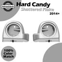 2014 年以降のハーレー 6.5 インチ スピーカー ポッド下部通気フェアリング用ハード キャンディ シャッタレッド For 2014+ Harley 6.5...