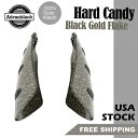 ハーレーダビッドソンツーリング&ソフテイル用ハードキャンディーブラックゴールドフレークハンドガード Hard Candy Black Gold Flake Ha...