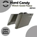 Advanblack 14 歳以上のハーレーに適合 ハード キャンディ ブラック ゴールド フレーク ストレッチ サドルバッグ Advanblack Fits ...