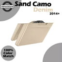 14 歳以上のハーレー ツーリングに適合 SAND CAMO DENIM Advanblack カットアウトなし ストレッチ サドルバッグ Fits 14+ H...