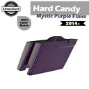 2in1 ハード キャンディ ミスティック パープル フレーク拡張バッグ ストレッチ サドルバッグ ハーレー用 2in1 Hard Candy Mystic P...