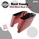 2in1 ハードキャンディー ホットロッド レッドフレーク 拡張バッグ ストレッチサドルバッグ 14+ ハーレー用 2in1 HARD CANDY HOT RO...