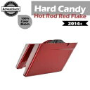2in1 ハードキャンディーホットロッドレッドフレーク拡張バッグストレッチサドルバッグハーレー用 2in1 Hard Candy Hot Rod Red Fla...