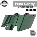 ハード キャンディ カメレオン ストレッチ拡張サドルバッグ リアフェンダー 2014 年以降のハーレーに適合 Hard Candy Chameleon Stre...