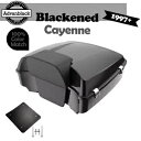 97 年以上のハーレー/ソフテイル アドバンブラック ラッシュモア チョップド ツアー パックに適合 BLACKENED CAYENNE Fits 97+ Ha...