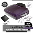 ハード キャンディ ミスティック パープル フレーク チョップド ツアー パック 97 年以降のハーレー FLHR FLHXS FLTRX 用 Hard Can...