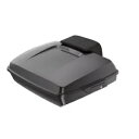 ブラック ジャック メタリック ラッシュモア レイザー ツアー パック パック パッド 97+ ハーレー/ソフテイル用 Black Jack Metallic Rushmore Razor Tour Pak Pack Pad For 97+ Harley/Softail