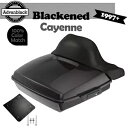 ハーレー/ソフテイル 97+ ラッシュモア レイザー ツアー パック ラップ アラウンド ブラック カイエン用 For Harley/Softail 97+ R...