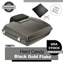 ハード キャンディー ブラック ゴールド フレーク レイザー ツアー パック Pak Fit 97+ ハーレー ストリート ロード グライド Hard Cand...