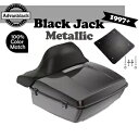 ブラック ジャック メタリック アドバンブラック ラッシュモア キング ツアー パック 97+ ハーレー/ソフテイル用 BLACK JACK METALLIC Advanblack Rushmore King Tour Pack For 97+ Harley/Softail