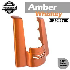 デュアルノーカットストレッチリアフェンダーエクステンションハーレーツーリング09+ AMBER WHISKY用 D..