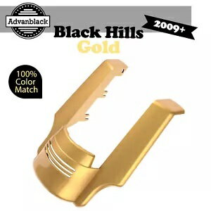 Black Hills ゴールド デュアル カットアウト ストレッチ リア フェンダー エクステンション 2009 年以降のハーレーに適合 Black Hills Gold Dual Cutout Stretched Rear Fender Extension Fits 2009+ Harley