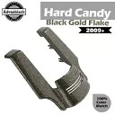 ハード キャンディー ブラック ゴールド フレーク ストレッチ リアフェンダー エクステンション 09+ ハーレー用 Hard Candy Black Gold...