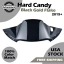 ハード キャンディー ブラック ゴールド フレーク エアダクト フェアリング 2015up ハーレー ロード グライド FLTRX に適合 Hard Candy...