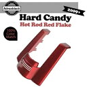 ハード キャンディ ホットロッド レッド フレーク カットアウトなし リアフェンダー エクステンション 09+ ハーレー用 Hard Candy Hot Rod...