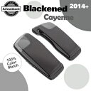 黒くなったカイエン 5x7 インチ サドルバッグ スピーカー蓋 オーディオ カバー ハーレー 2014+ に適合 Blackened Cayenne 5x7 i...