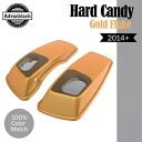 ハードキャンディーゴールドフレーク 6x9 インチサドルバッグスピーカー蓋オーディオカバーハーレー 14+ Hard Candy Gold Flake 6x9 ...
