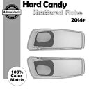 ハードキャンディーシャッタードフレークはハーレー6x9インチサドルバッグスピーカー蓋オーディオカバーに適合 HARD CANDY SHATTERED FLAKE...