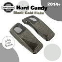 ハードキャンディーブラックゴールドフレーク 6x9 インチサドルバッグスピーカー蓋ハーレー 2014+ Hard Candy Black Gold Flake ...