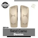 サンドカモデニムデュアル 6x9 スピーカー蓋ハーレーツーリング FLHR FLHXS FLTRX 2014+ SAND CAMO DENIM Dual 6x9...