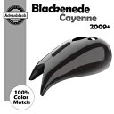 09+ ハーレー Advanblack ブラック カイエン ストレッチ タンク カバー ツーリング用 For 09+ Harley Advanblack Bla...