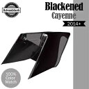 Advanblack BLACKENED CAYENNE CVO ストレッチ拡張サイドカバー 14+ ハーレー用 Advanblack BLACKENED CA...