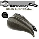 ハード キャンディ ブラック ゴールド フレーク ストレッチ タンク カバー 2009+ ハーレー ツーリング用 Hard Candy Black Gold F...
