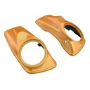 ハード キャンディ ゴールド フレーク 8 インチ スピーカー蓋 ストレッチ サドルバッグ ハーレー 14+ Hard Candy Gold Flake 8 i...