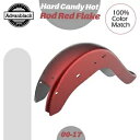 ハードキャンディホットロッドレッドフレークハーレーチョロビクラチカーノスタイルリアフェンダー用 HARD CANDY HOT ROD RED FLAKE For...