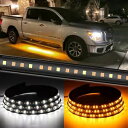日産フロンティア用 2x 60インチ ランニングボード アンバーホワイト LED ライトストリップ サイドステップ For Nissan Frontier 2x 60" Running Board Amber White LED Lights Strip Side Step