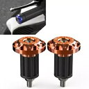 7/8 ''オートバイダートバイクハンドルバーグリップハンドルバーエンドキャッププラグスライダーオレンジ 7/8''Motorcycle Dirt Bike H...