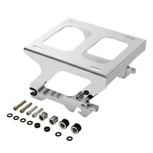   ޥ å ϡ졼 եƥ  FLDE FLHC FLHCS 2018-2024 Ŭ Chrome Solo Mounting Rack Fit For Harley Softail Slim FLDE FLHC FLHCS 2018-2024