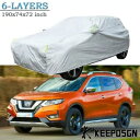 日産エクストレイルローグ用フルカーカバー全天候型UV雪雨防塵保護 For Nissan X-Trail Rogue Full Car Cover All Weather UV Snow Rain Dust Protection