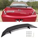 46インチ カーボンルック GT スタイル レーシング リア トランク スポイラー ウィング トヨタ カムリ ソララ用 46" Carbon Look GT Style Racing Rear Trunk Spoiler Wing For Toyota Camry Solara