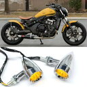 2 個 10 ミリメートル LED ターンシグナルライトアンバーインジケータカワサキバルカン VN 650 S 2PCS 10mm LED Turn Signal Light Amber Indicators For Kawasaki Vulcan VN 650 S(2)