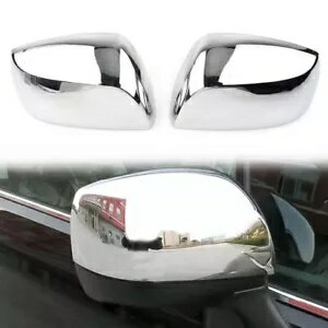 クロームサイドリアビューアウトサイドミラーカバートリムスバルフォレスター SJ 2013-2018 Chrome Side Rear View Outside Mirror Cover Trim For Subaru Forester SJ 2013-2018