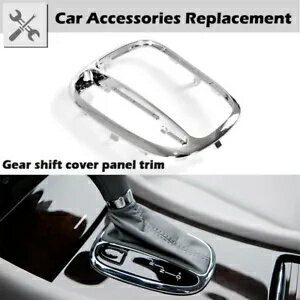 クロームギアセンターシフターシフトパネルカバーメルセデスベンツ C クラス W203 C230 Chrome Gear Center Shifter Shift Panel Cover For Mercedes-Benz C Class W203 C230