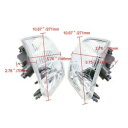 フロント左右コーナーターンライトランプペア日産エクストレイル XTRAIL T30 01 ? 07 Front Left Right Corner Turn light lamp Pair For Nissan X-TRAIL XTRAIL T30 01~07