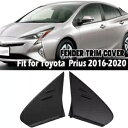 LH + RH フロントミラーフェンダーカウルトリムカバー成形シール 2016-21 トヨタプリウス LH+RH Front Mirror Fender Cowl Trim Cover Molding Seal For 2016-21 Toyota Prius